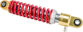 Pro-Wheel Shock XR/CRF50 suspension component for off-road bikes, showcasing the durable shock absorber with brand markings.