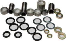 Load image into Gallery viewer, All Balls Suspension Linkage Kit 22-71216 with metal components and bushings for motorcycle suspension upgrade.