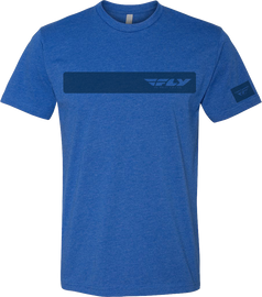 Royal blue Fly Racing Fly Corporate Tee in XL, featuring a casual fit with the Fly Racing logo on the front.