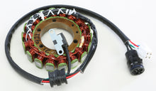 Load image into Gallery viewer, Ricks Motorsport Electric Stator 27-21921 for motorcycle electrical systems, showing the metal coil and mounting points.