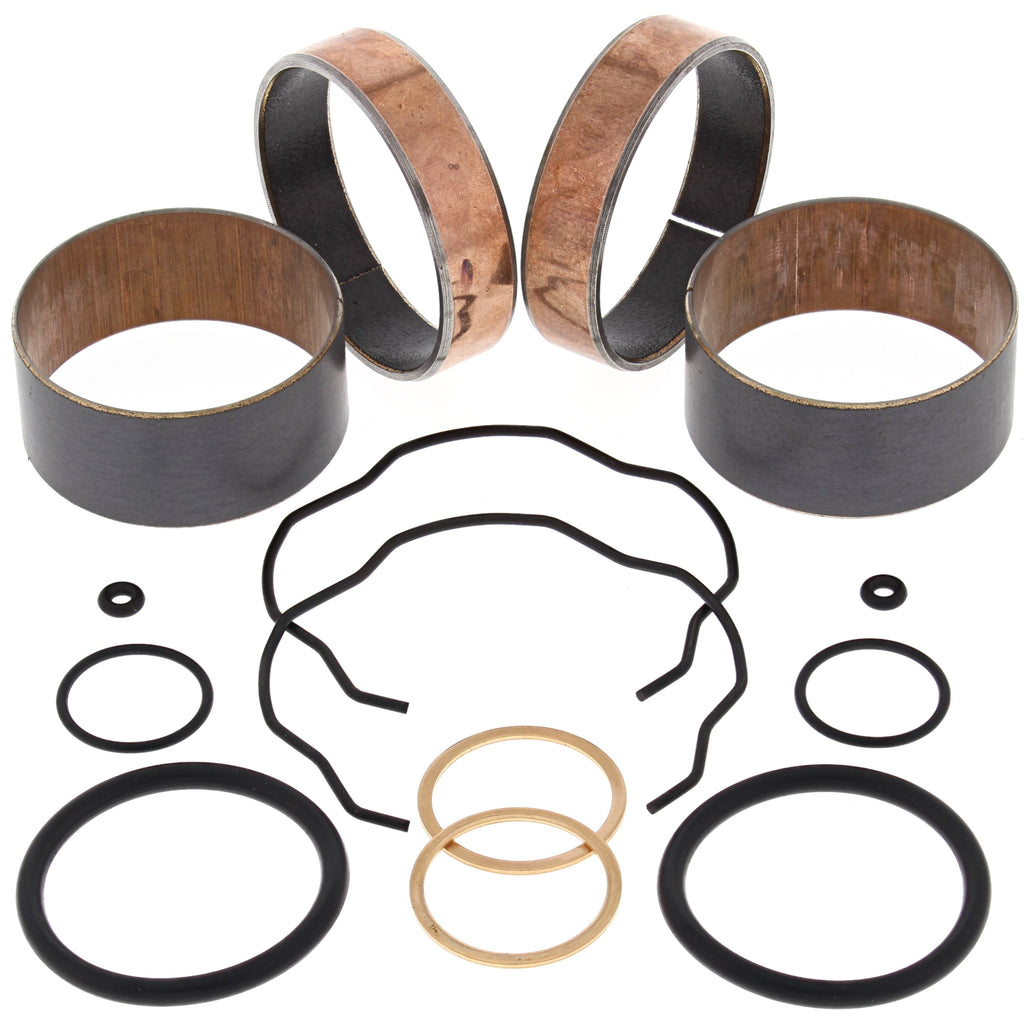 All Balls suspension fork bushing kit 23-86063 with multiple bushings and components for motorcycle fork maintenance.