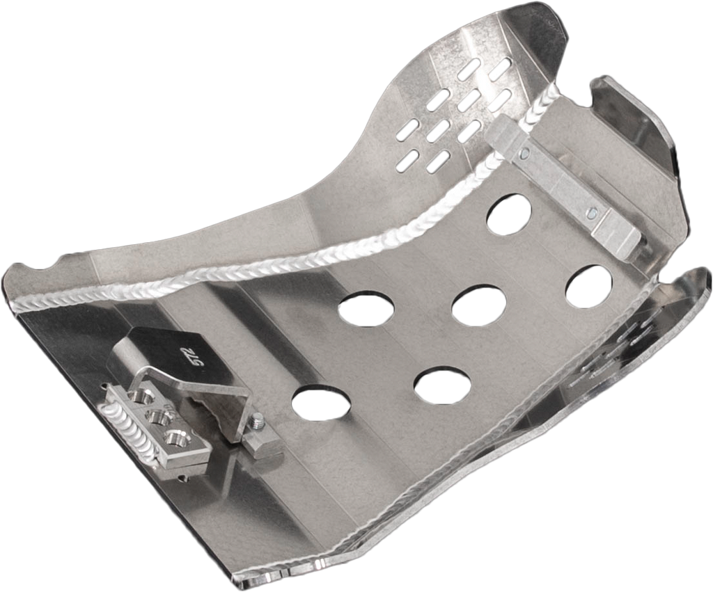 Enduro Engineering skidplate guard for Yamaha motorcycle, durable metal protection with mounting brackets and reinforced design