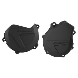 Polisport Plastics clutch and ignition kit in black for KTM and Husqvarna motorcycles, part number 64-90991.