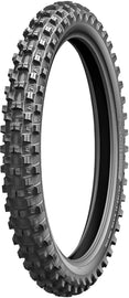 Michelin Starcross 5 Mini Front 2.50-10 bias tire for off-road motorcycles, shown in close-up with tread pattern visible.