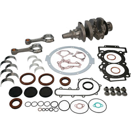 Hot Rods Bottom End Kit Pol 421-HR0123 for engine rebuild, showing engine components in a close-up view.