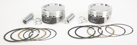 Wiseco V-Twin Piston Kit K1657 showing pistons and components for motorcycle engine rebuilds.