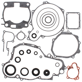 Vertex Complete Gasket Set with Oil Seals, including gaskets and seals, designed for engine maintenance and repair.