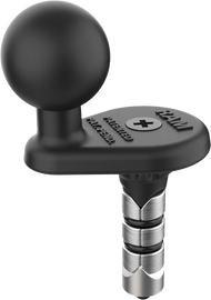 Ram Fork Stem Wedge Ball Base small accessory with 12-18mm holes, designed for secure fitting and stability.