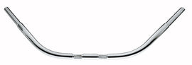 Wild 1 Chubby Beach Bar Springer chrome handlebars for motorcycle, featuring a sturdy, ergonomic design with chrome finish.