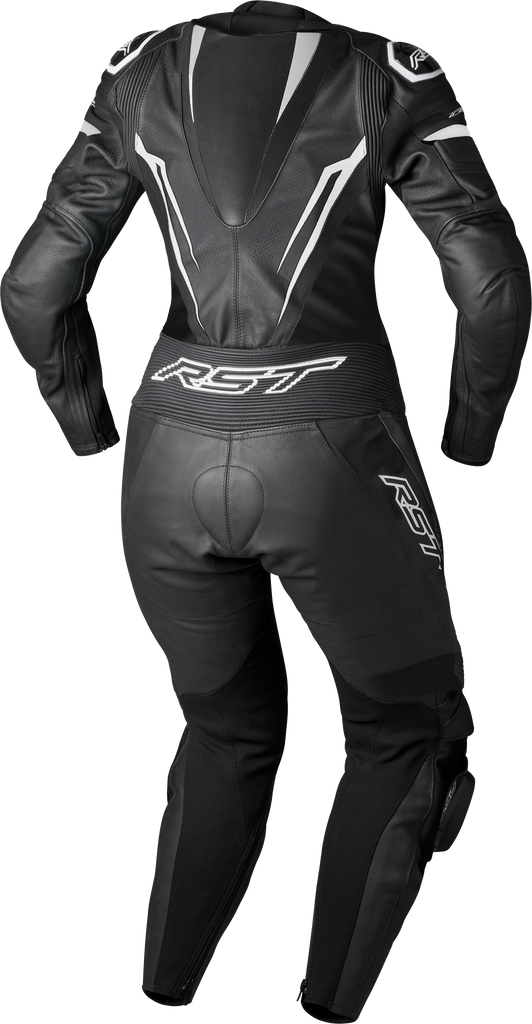 Womens Tractech Evo D3o Suit Black/White Leather 2xl