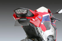 Load image into Gallery viewer, Yoshimura Fender Eliminator V2 Kit for Honda motorcycles, showing sleek black body with mounting hardware and brand logo.
