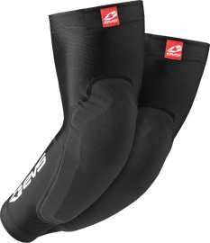 Black EVS Flex Lite Youth Elbow Guard with padded protection and adjustable straps for a secure fit.