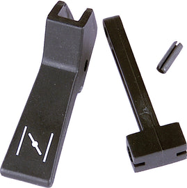 SP1 choke lever kit for S-D 12-1906 motorcycle, includes black metal levers with ergonomic design and mounting hardware
