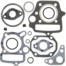 Vertex top end gaskets for Honda engines, shown in a close-up image of the gasket set with detailed sealing surfaces.