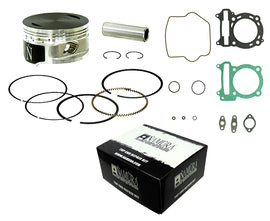 Namura Top End Kit for Kymco 186-20051, includes piston components for 72.70mm, standard 11:1 compression.