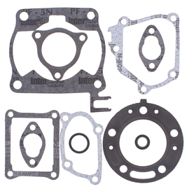 Vertex Top End Gaskets 681-0236, set of seals and gaskets for engine top end repair, with detailed rubber and metal components.