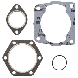 Vertex Top End Gaskets for Polaris 681-0807, engine seals with detailed gasket design and black rubber material.