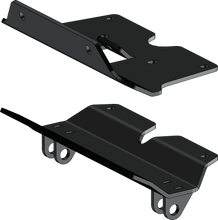 Load image into Gallery viewer, KFI Products UTV plow mount part 10-6675, black metal construction with mounting brackets for easy attachment.