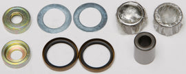 All Balls lower shock bearing and seal kit for suspension, showing components like seals and bearings in a clean workshop setting.