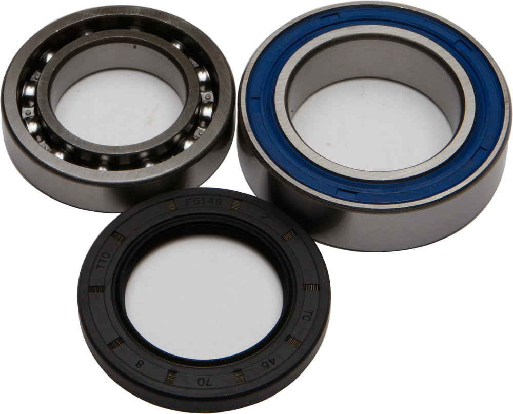 All Balls drive wheel bearing and seal kit 22-51010, featuring automotive bearings and seals for wheel assembly replacement.
