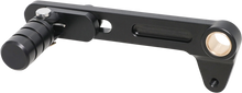 Load image into Gallery viewer, Dynojet Research folding shift lever for 2021 Pan America motorcycle, showcasing its durable metal construction and folding design.