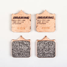 Load image into Gallery viewer, Braking Sintered Sport Brake Pad Set for high-performance braking, branded Braking, shown in a close-up image.