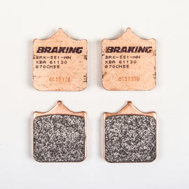 Braking Sintered Sport Brake Pad Set for high-performance braking, branded Braking, shown in a close-up image.
