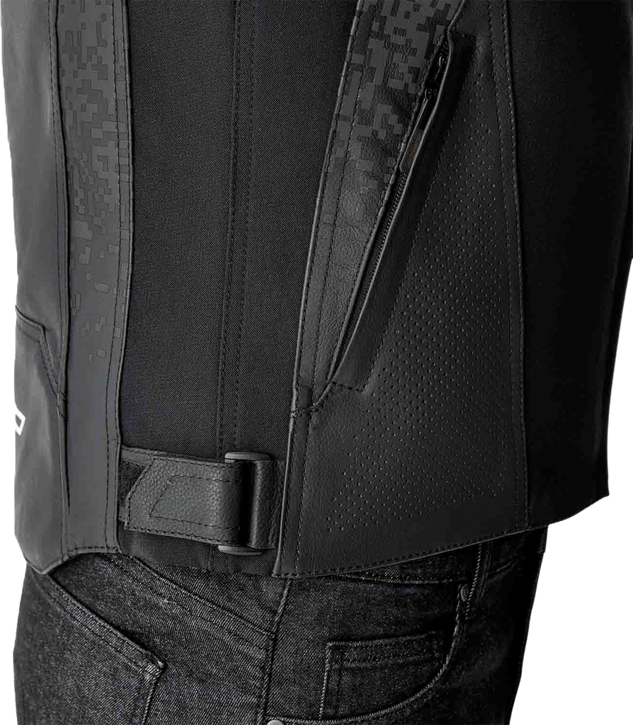 Ps Supersport K D3o Jacket Black Leather 3x
