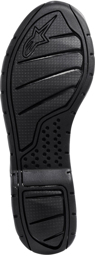 Alpine Star Tech-5 Sole Black size 13, close-up of the black sole with tread pattern and branding details.
