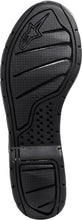Load image into Gallery viewer, Alpine Star Tech-5 Sole black size 13 motorcycle footwear showing the sole and branding details.