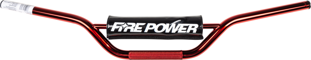 Red Fire Power handlebar for CSA Mini/81-150cc motorcycles, featuring a durable design and ergonomic grip.