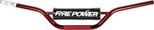 Load image into Gallery viewer, Red Fire Power handlebar for CSA Mini/81-150cc motorcycles, featuring a durable design and ergonomic grip.