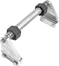 Load image into Gallery viewer, Z Broz Racing Zbroz Kiss Coupler for Acura and Yamaha suspension, black metal component with mounting holes