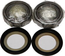 Load image into Gallery viewer, All Balls steering bearing and seal kit 22-2013 with various seals and bearings for motorcycle steering systems.