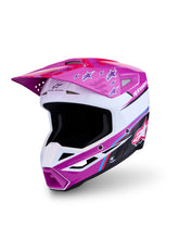Charger l'image dans la galerie, S M3 Falcon Helmet Ece06/Dot Prpl/Wht/Blk/Pink Fl Gl Lg