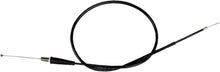Load image into Gallery viewer, Motion Pro replacement twist throttle cable for motorcycles, showing the black cable and connectors on a neutral background.