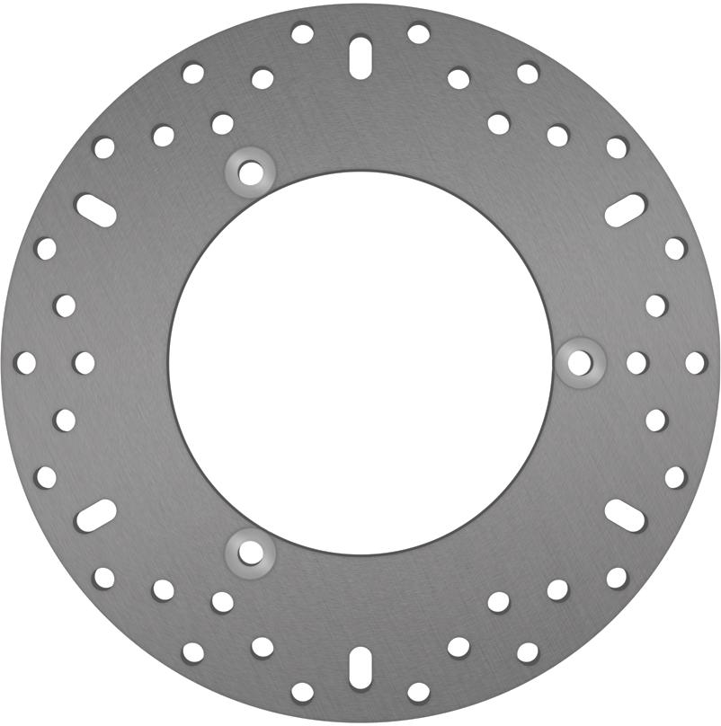 EBC Motorcycle Brakes rear street rotor for Yamaha, high-performance motorcycle brake disc with vented design.