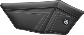 Pro Armor RZR Pro XP door bags with knee pads in white polyester, designed for off-road vehicle storage and protection.