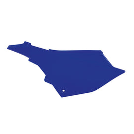 Blue Polisport Plastics side panels for Yamaha 64-847731, motorcycle body panels with a sleek design and durable plastic material.