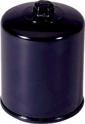 Black K&N oil filter 56-0171 with metal casing and rubber seal, designed for automotive engine oil filtration.