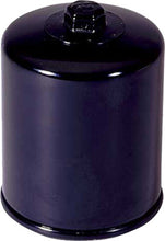 Load image into Gallery viewer, Black K&amp;N oil filter 56-0171 with metal casing and rubber seal, designed for automotive engine oil filtration.