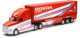 New Ray Toys 1:32 Honda Race Truck semi truck replica, detailed accessories for model collection.