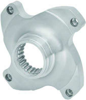 Dura Blue Inc drive sprocket hub, model 557-0157, showcasing the blue metal construction and gear teeth for bicycle drivetrain.