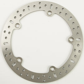 EBC Motorcycle Brakes standard brake rotor 15-0653 showing metal disc with vented design for motorcycle braking systems.