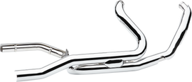 Cobra Pro Chamber Black Trike exhaust headpipes for 2017-2025 Harley Davidson models, featuring durable metal construction.