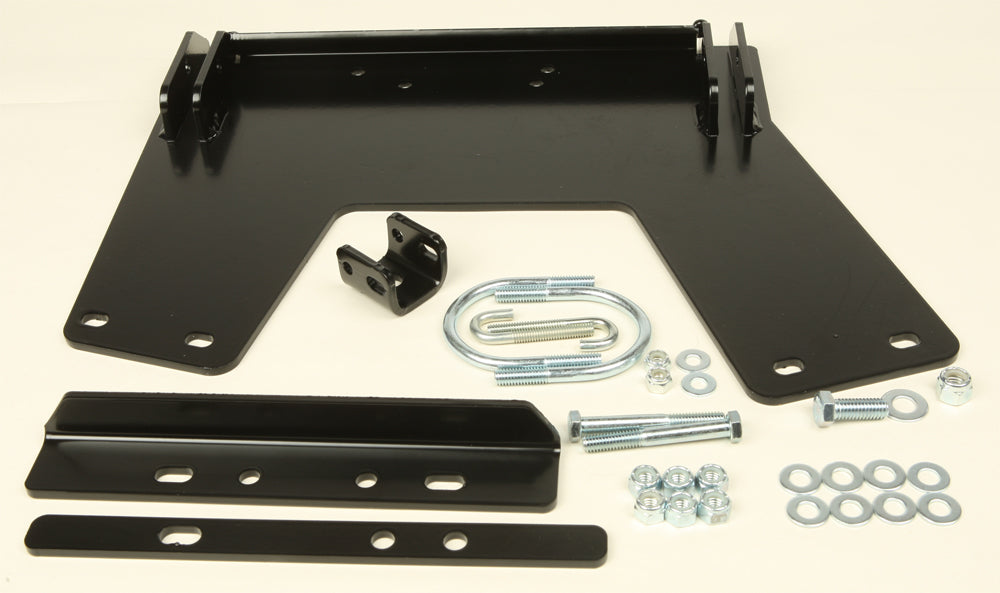 Warn Provantage Center Plow Mounting Kit 620-80260 showing metal brackets and mounting hardware for snow plow installation