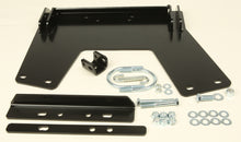Load image into Gallery viewer, Warn Provantage Center Plow Mounting Kit 620-80260 showing metal brackets and mounting hardware for snow plow installation