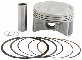 Vertex cast piston kit for Yamaha 175 engine, includes piston and components, with 10.0:1 compression ratio and 84.46mm size.