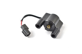 WSM Performance Parts ignition coil for Kawasaki models, electrical component, black coil with wiring connections visible