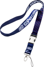 Load image into Gallery viewer, 100% Lanyard Red/Blue